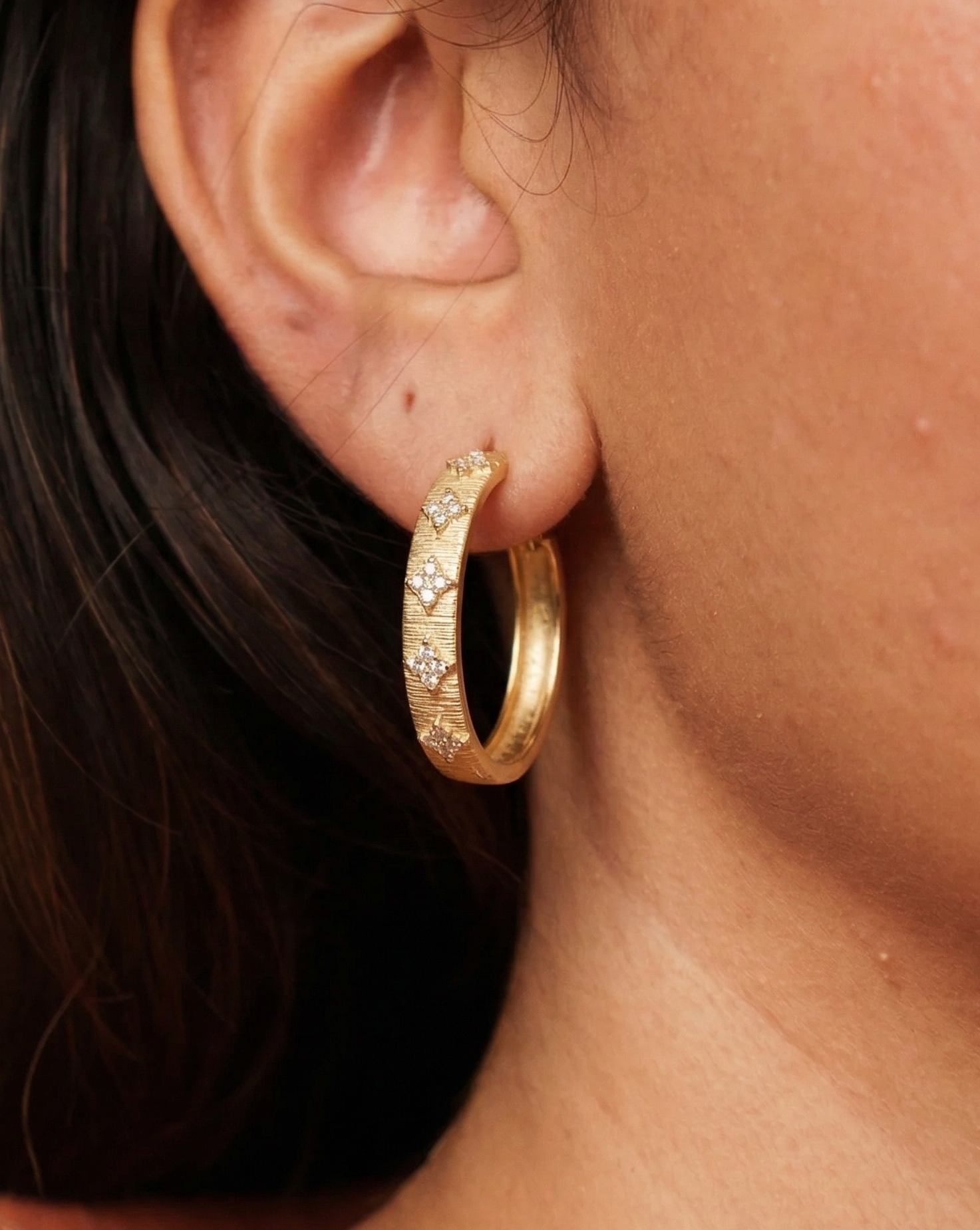 Stardust Statement Hoops