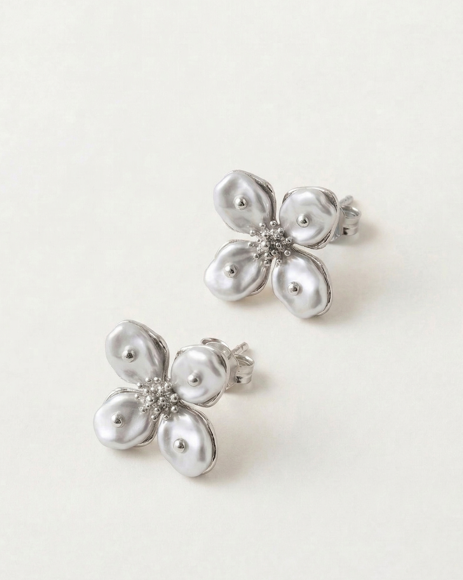Bloom Pearl Studs