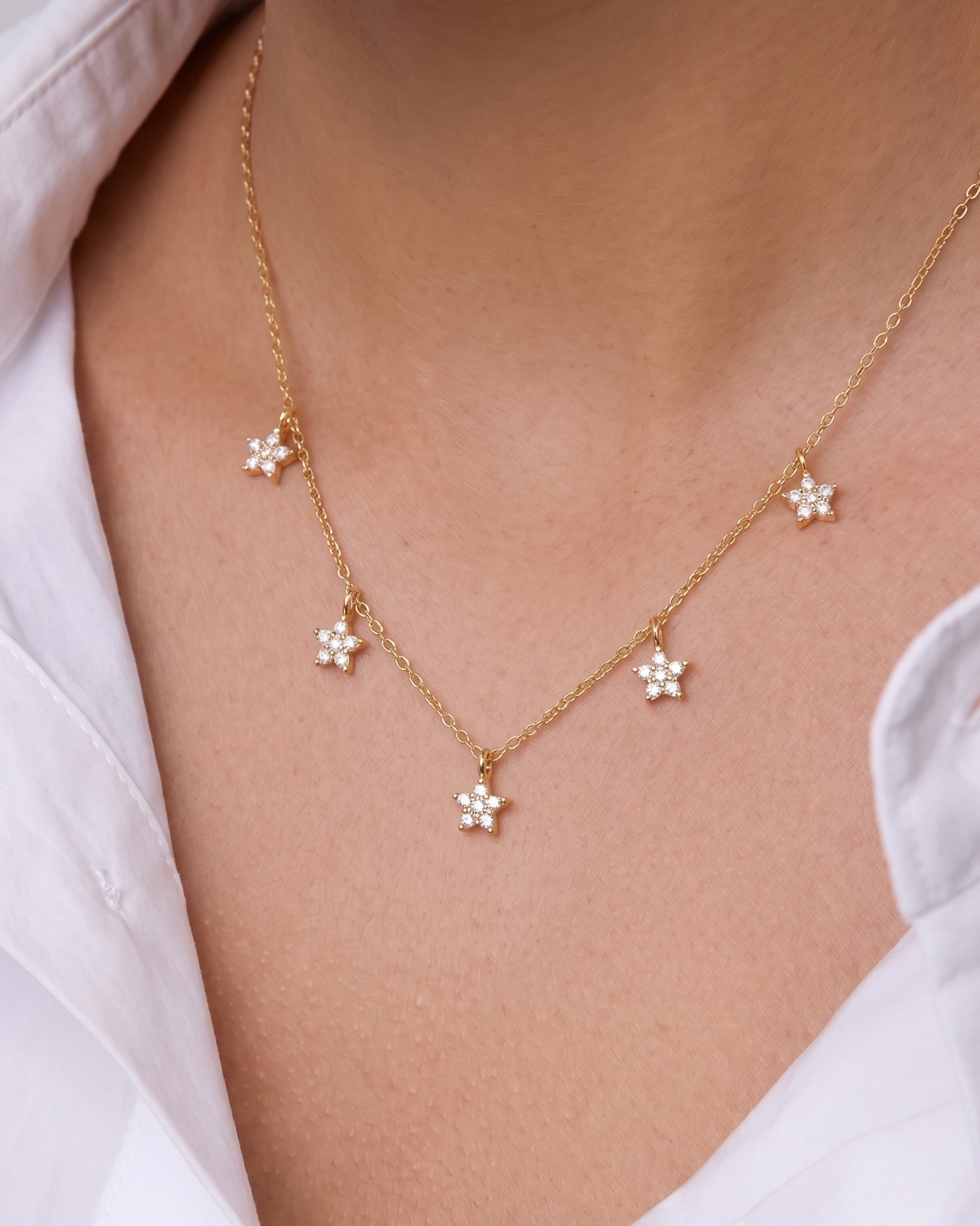 Star Drop Necklace