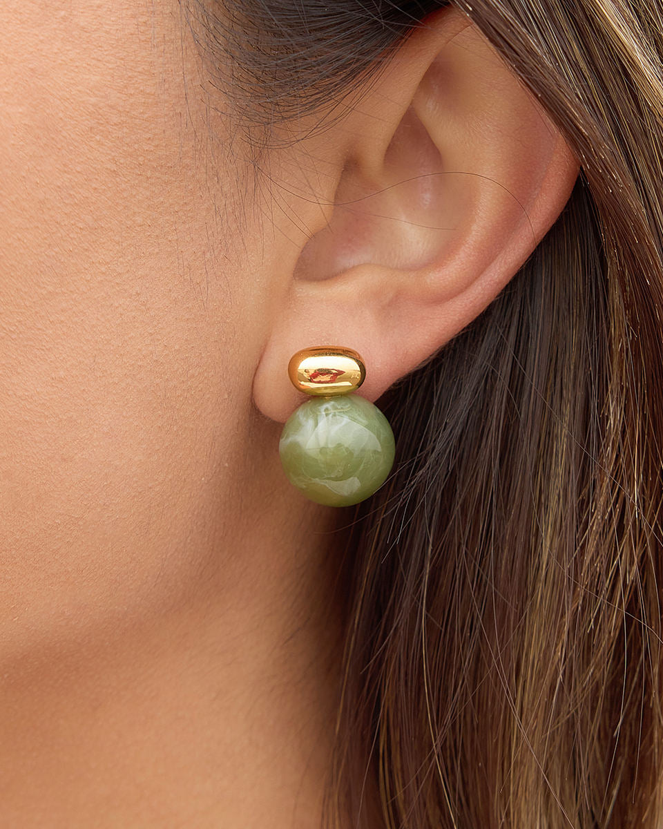 Verde Orb Earrings