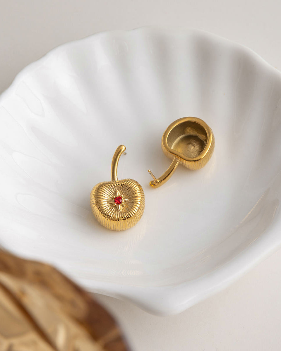 Vintage Cherry Earrings