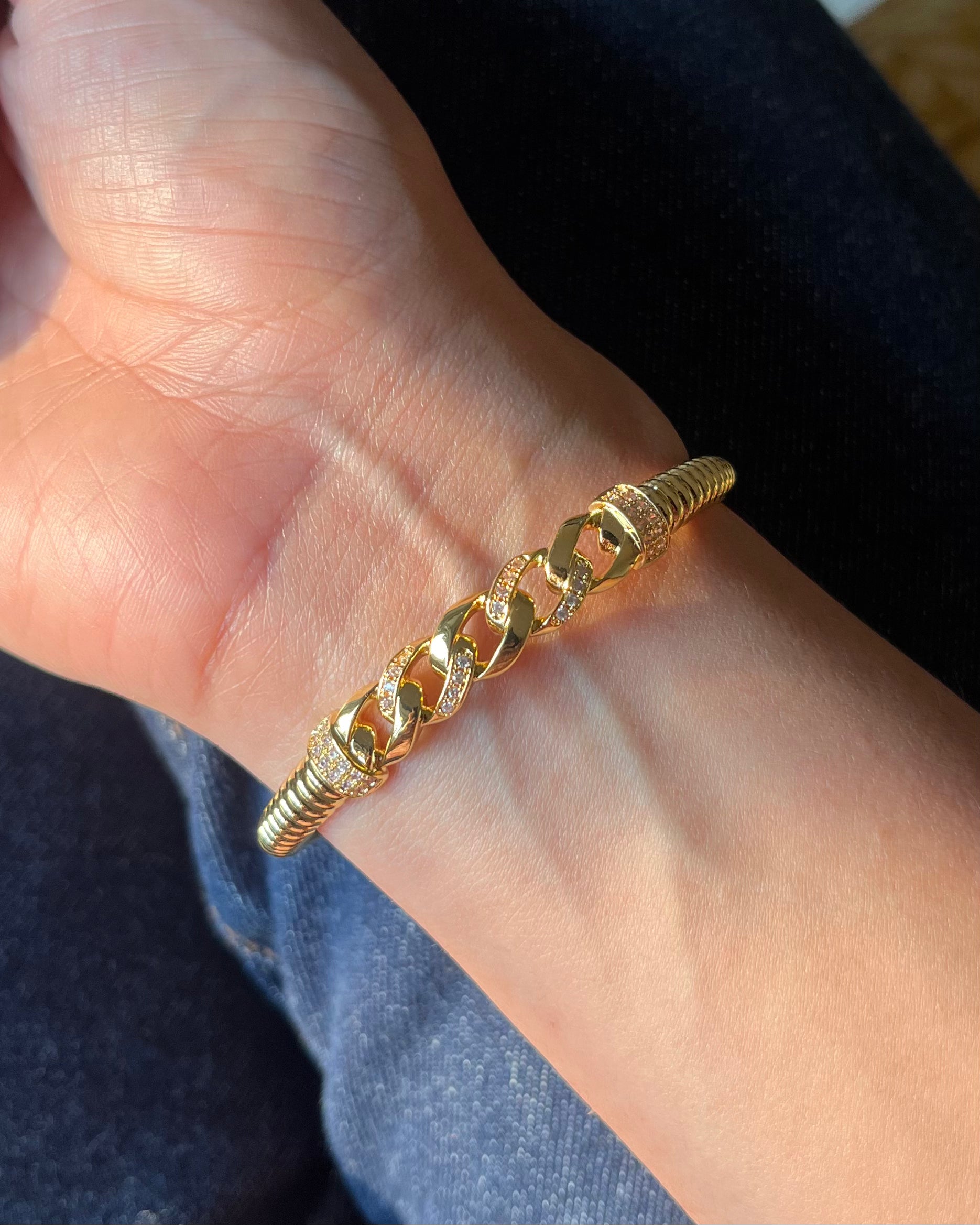 Linked Luxe Bangle
